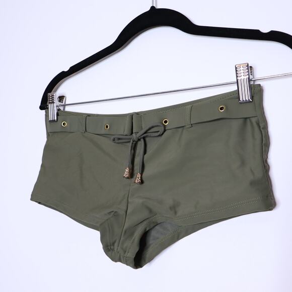 REE BEES NEW Somebody To Love Me Two Piece Bikini Olive Swimwear Women's M - Picture 9 of 11
